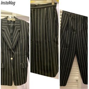 3 Piece Vintage Anne Klein II Suit, Size 10